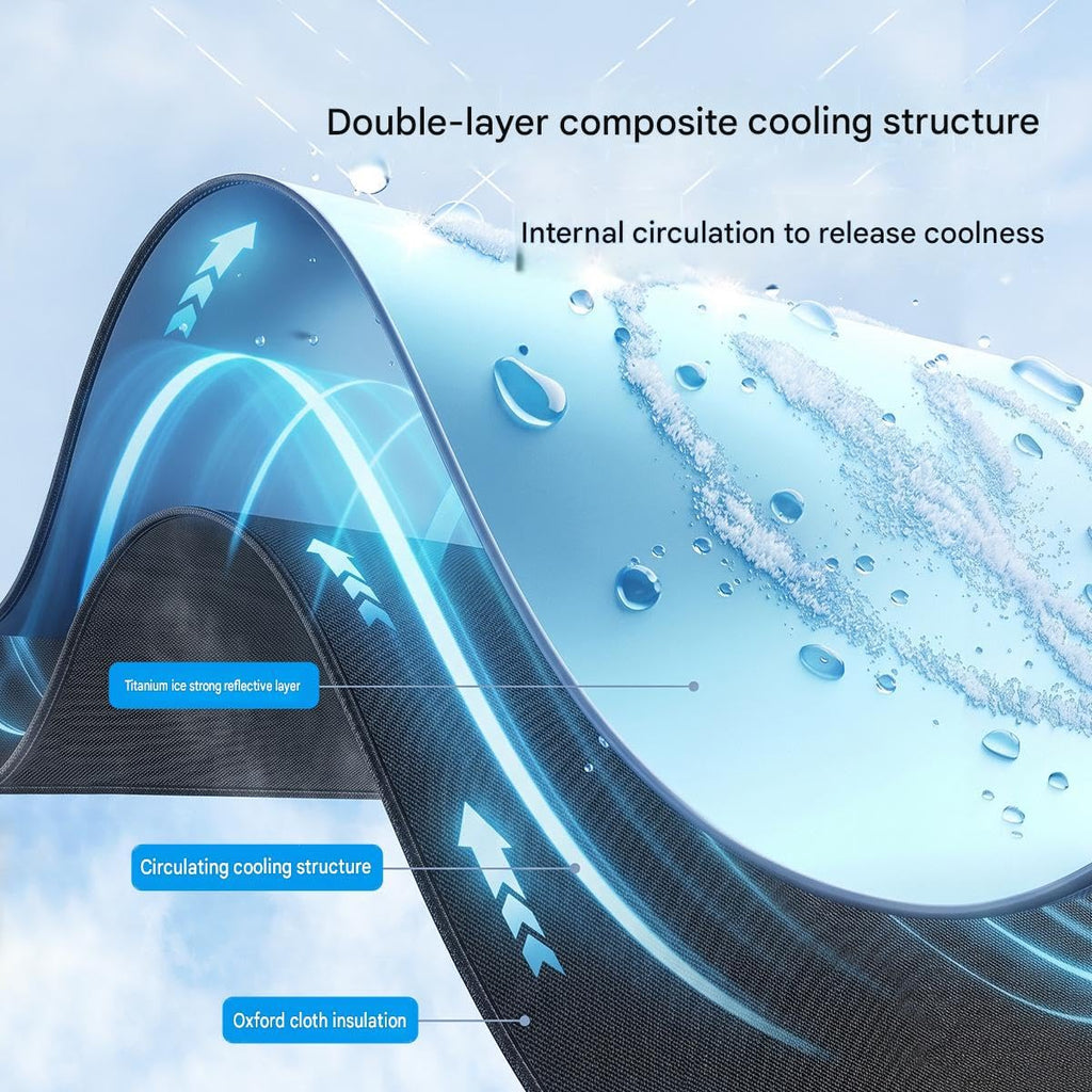 Front Window Sunshade Reflective Foldable T365