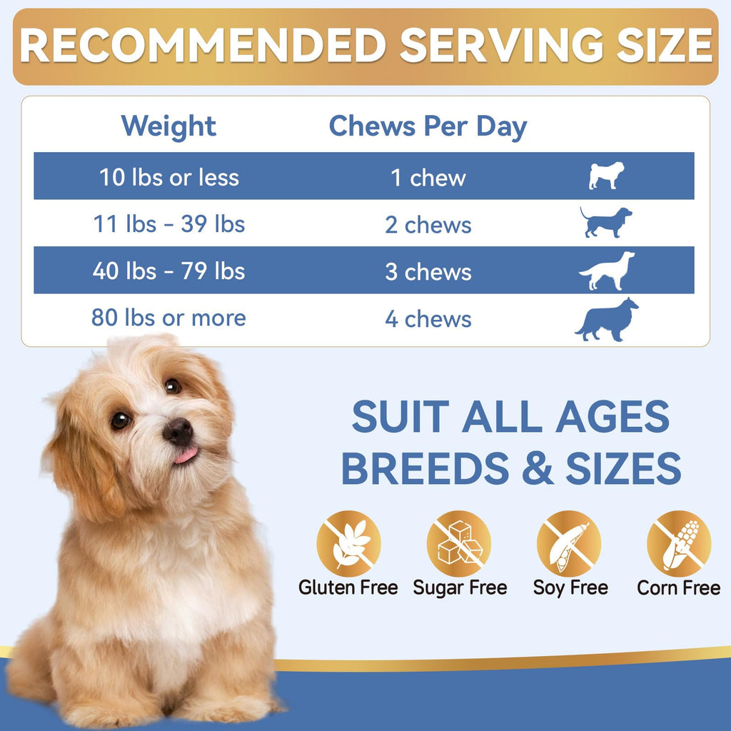 Flea and Tick Prevention for Dogs, 200 Chews I2613