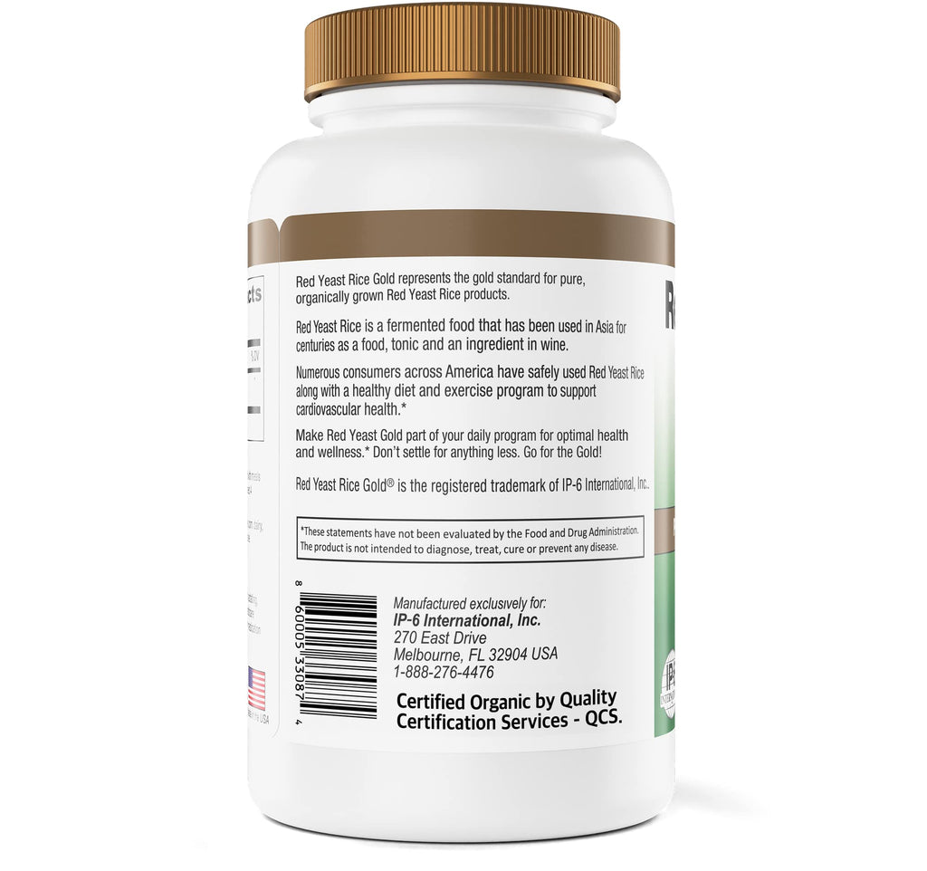 Red Yeast Rice 1200 mg 240 Capsules Y8283