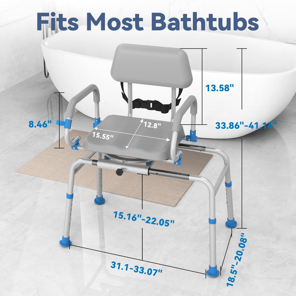 Sliding Shower Chair Tub Transfer Bench V617
