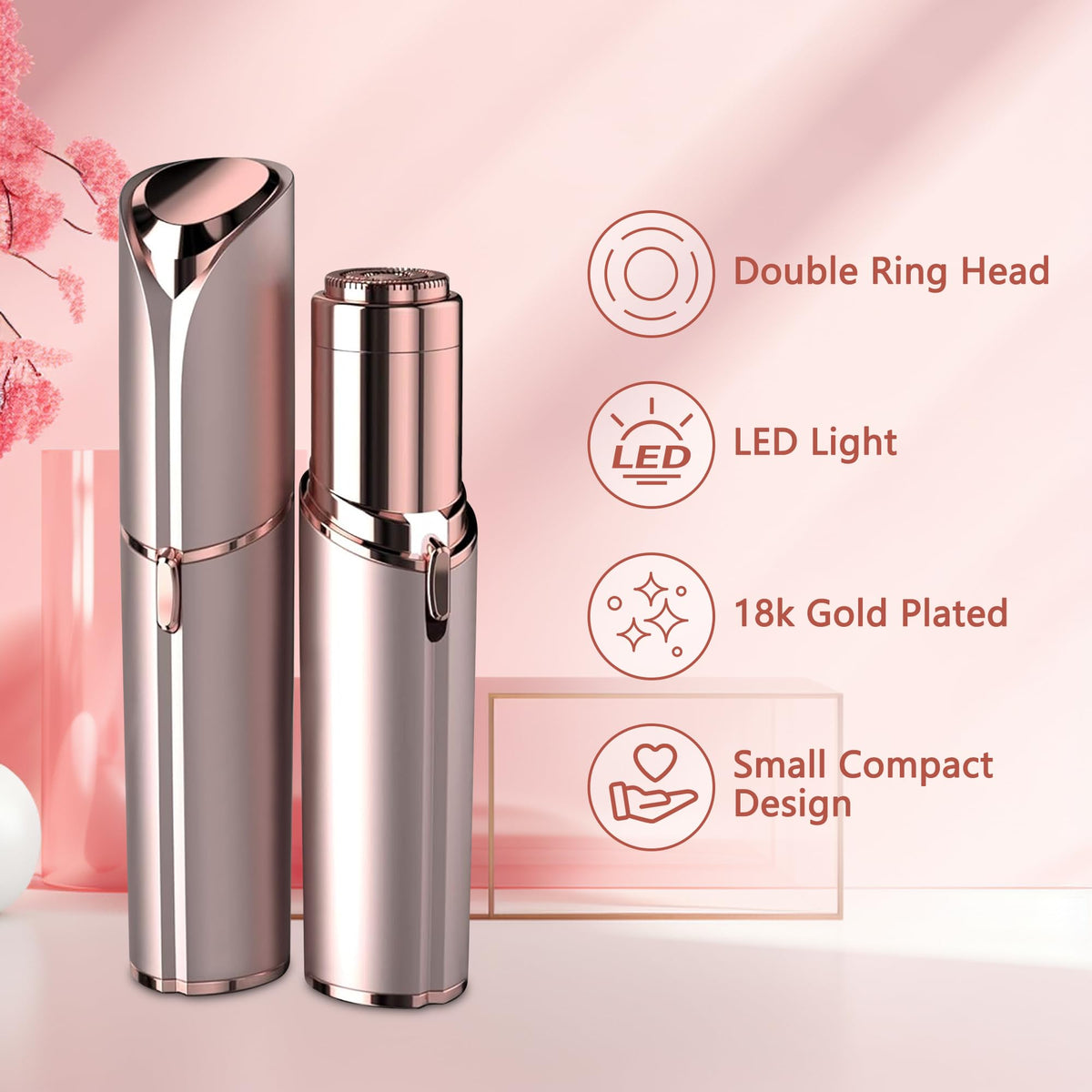 Electric Facial Hair Remover with Light I9747