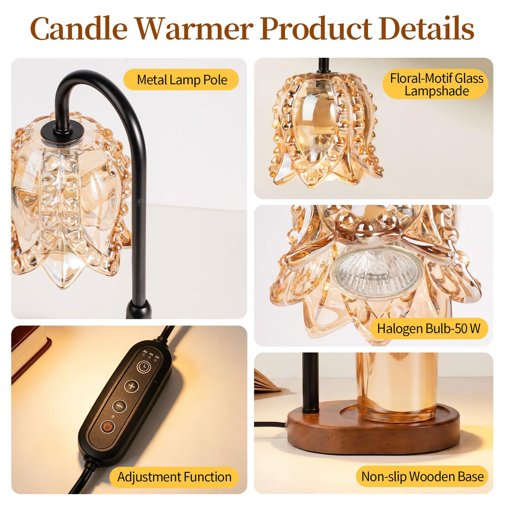 Candle Warmer Lamp with Timer T320212