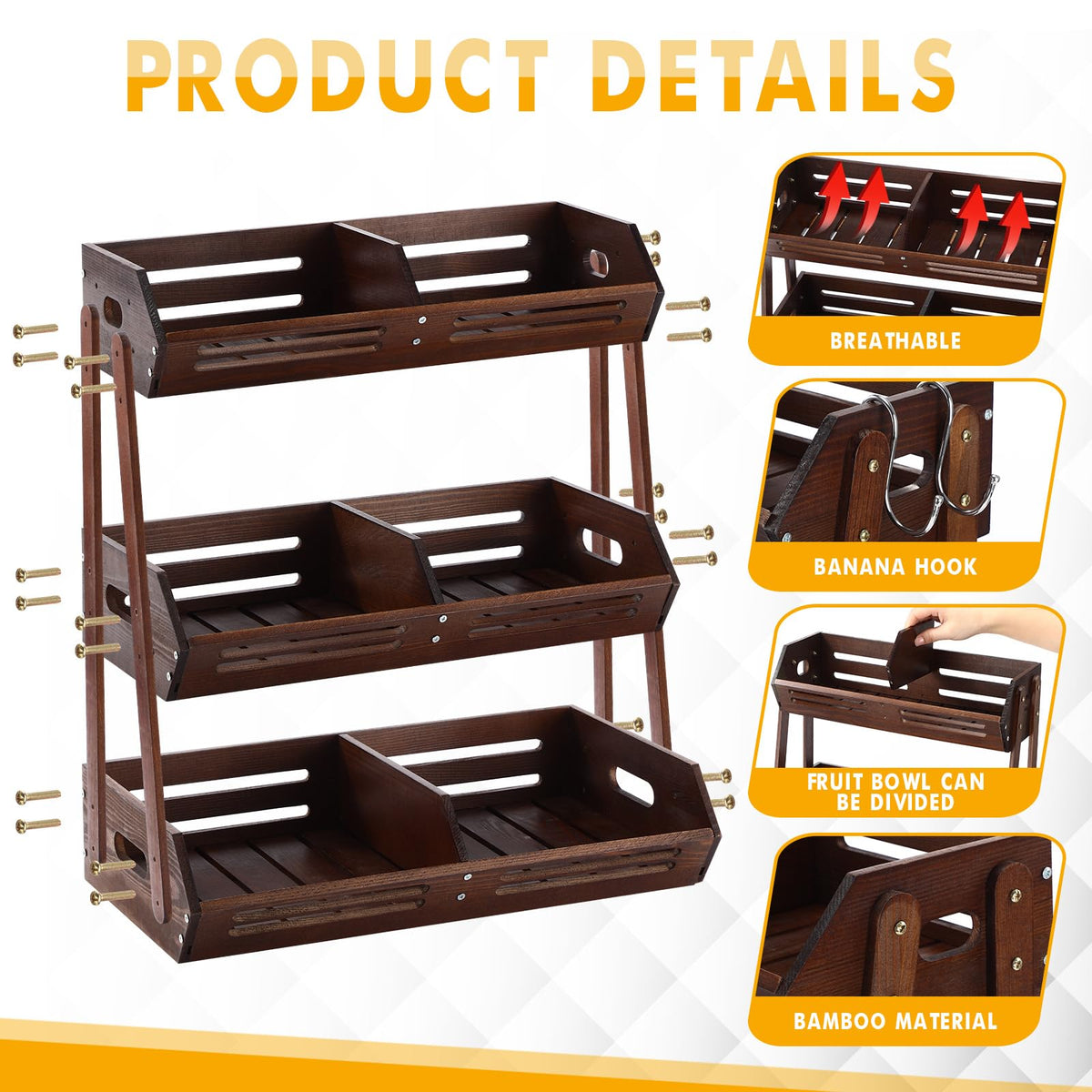 3 Tier Fruit Basket Y441891