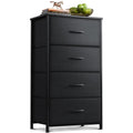 Black 4 Drawer Small Dresser J22959