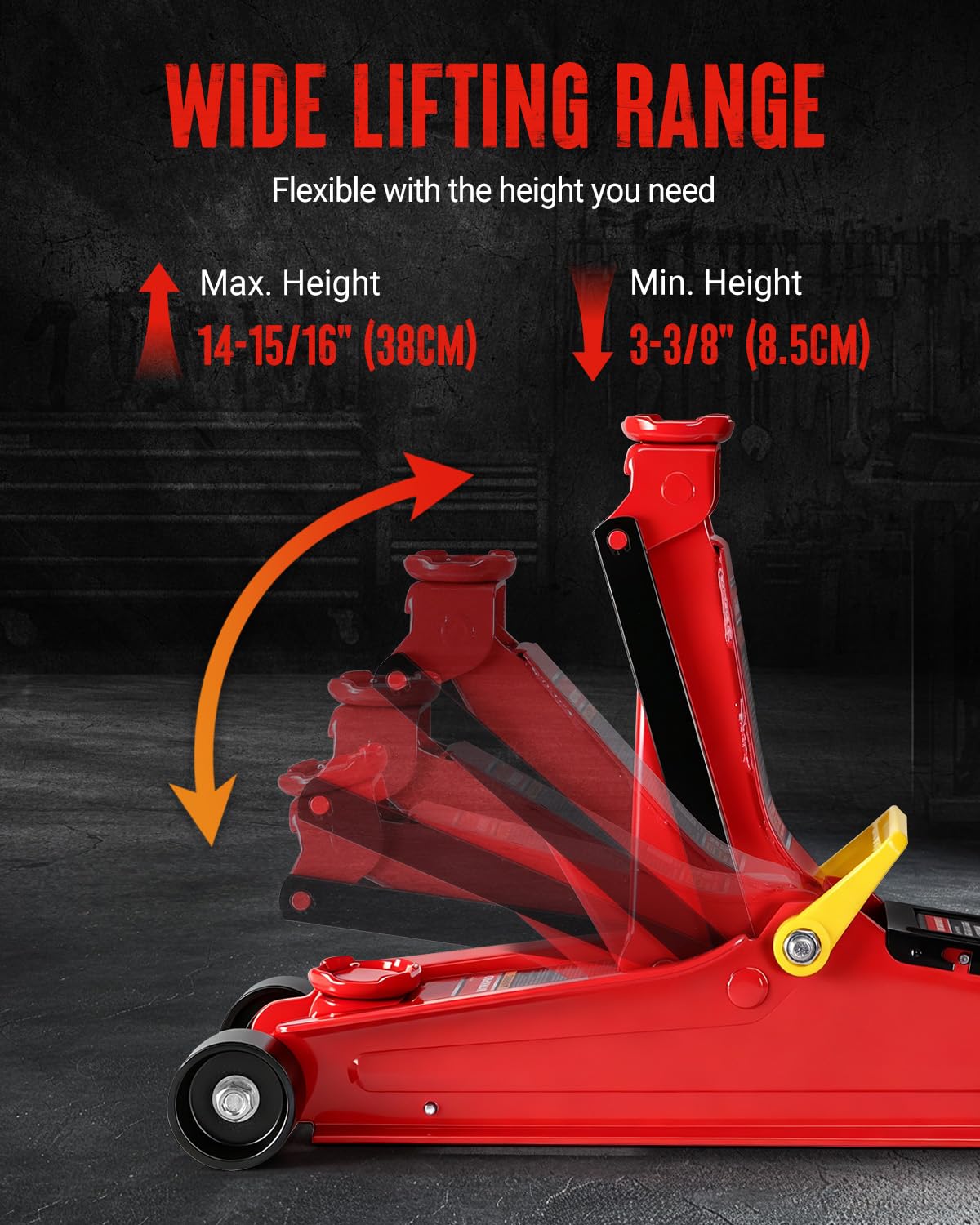 2.5 Ton Hydraulic Trolley Floor Jack W6677