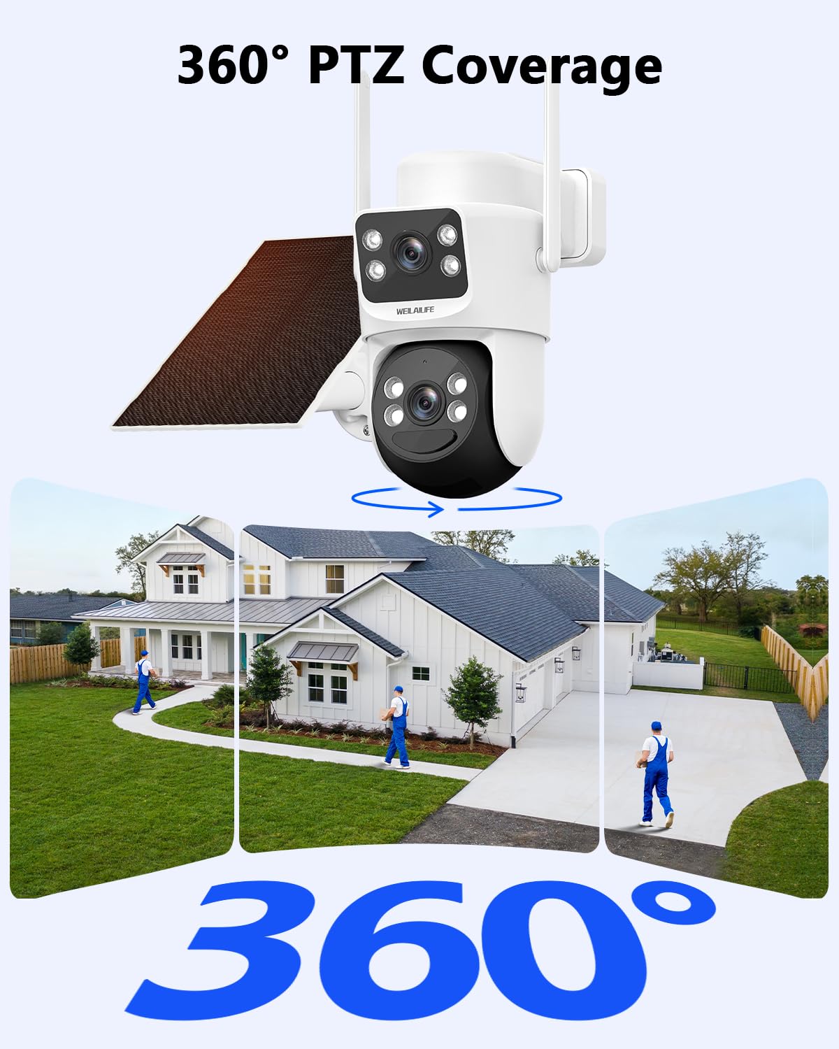 Wireless Security Camera System with 10" HD Monitor J43285