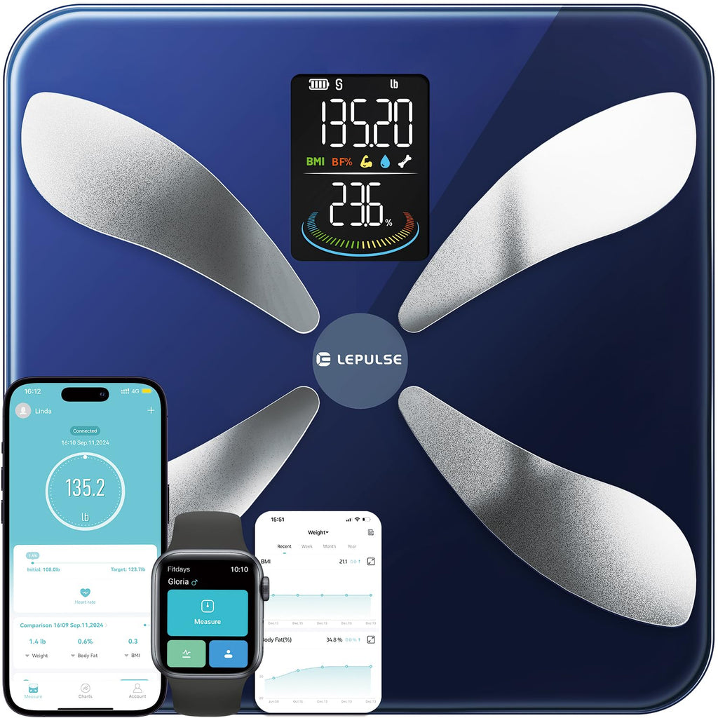 Smart Weight Scale with BMI Body Fat Muscle Mass G43827