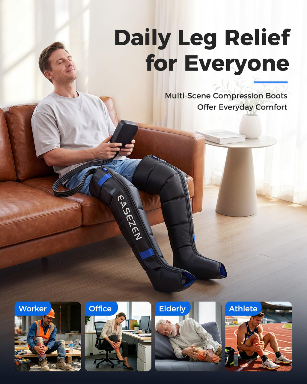 Cordless Leg Compression Massager U184002