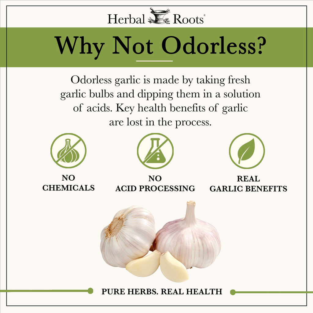 Organic Whole Bulb Garlic 60 Vegan Capsules S205