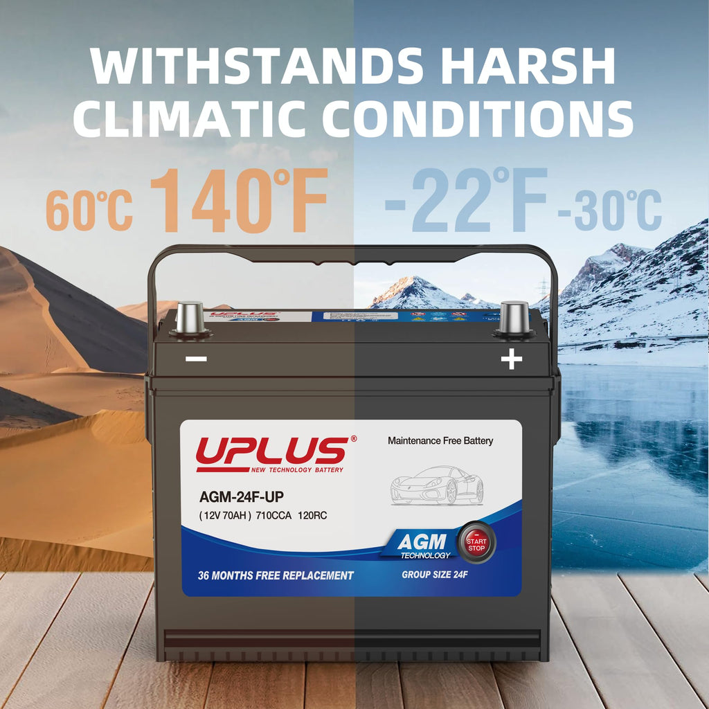 12V 70Ah 710CCA AGM Car Battery W87993