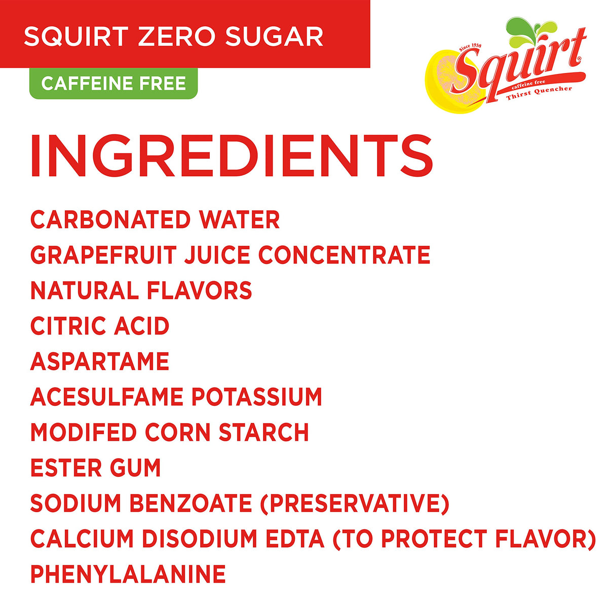 Zero Sugar Grapefruit Soda, 12 fl oz cans, 12 pack U295