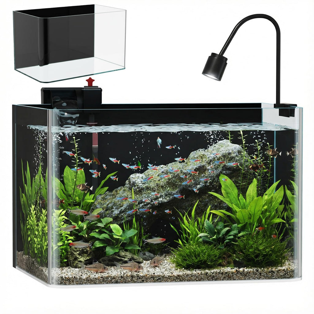 10 Gallon Black-Back Aquarium Fish Tank M798