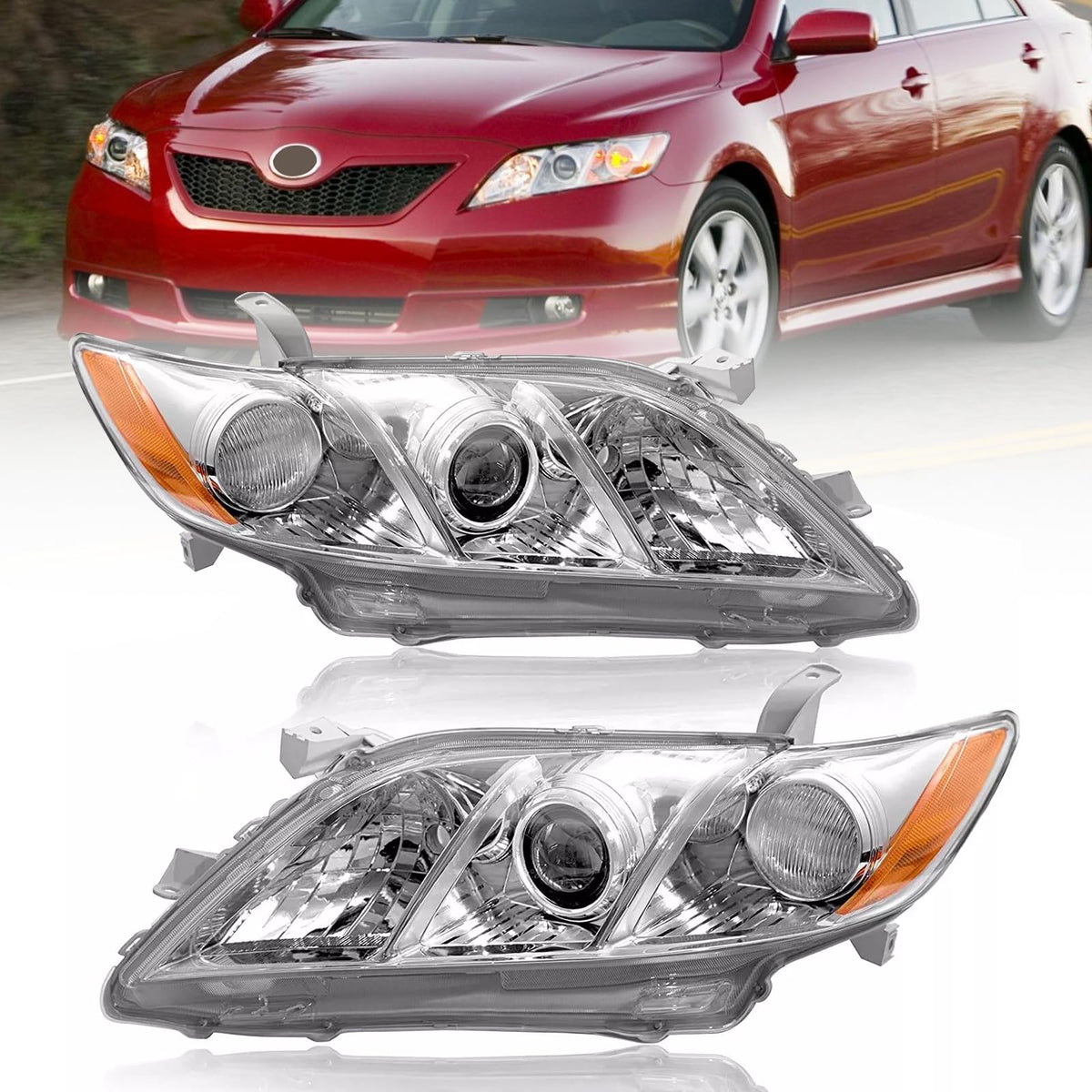 Headlights Assembly for 2007-2009 Toyota Camry B9444