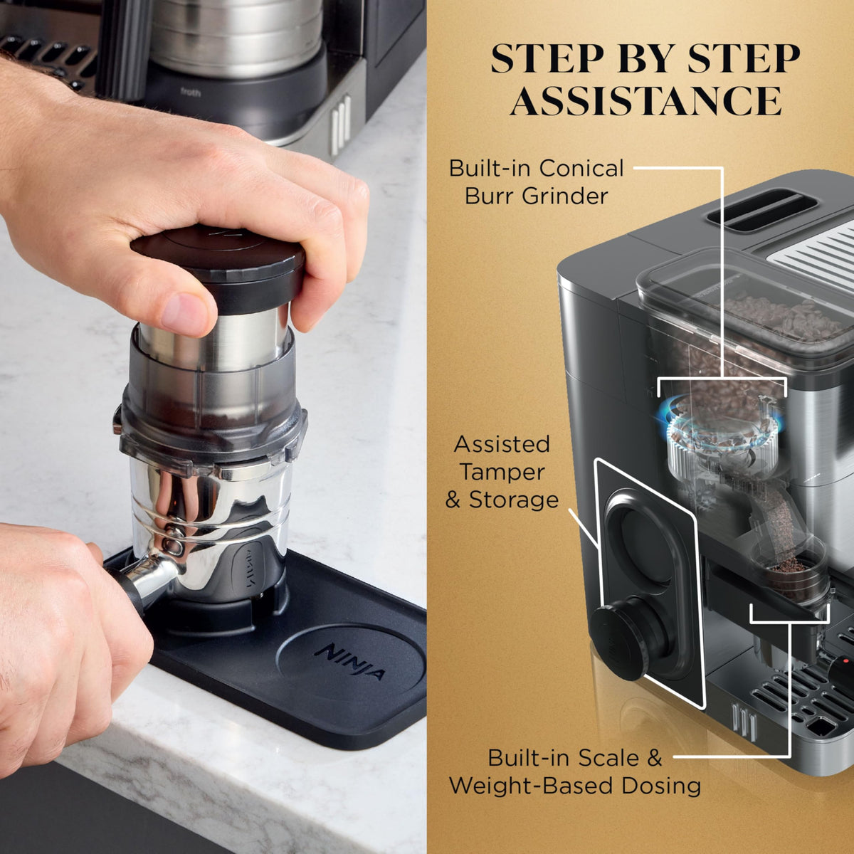 3-in-1 Espresso Drip Coffee & Cold Brew Machine K3779