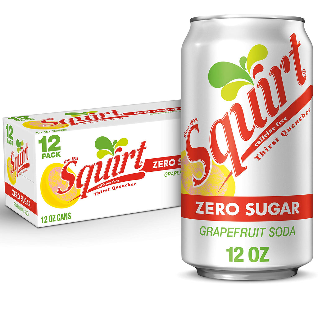 Zero Sugar Grapefruit Soda, 12 fl oz cans, 12 pack U295