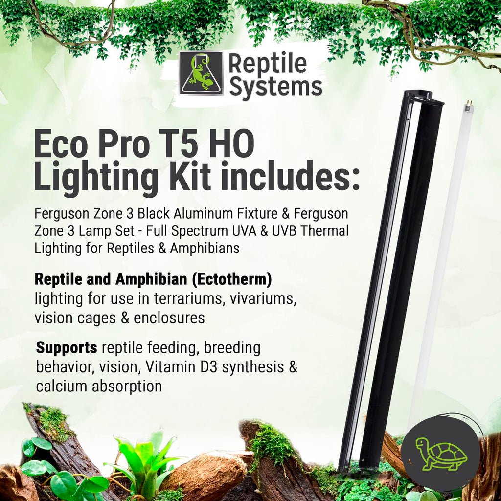 36in 39w Reptile Lighting Kit with HOT5 Lamp L8053