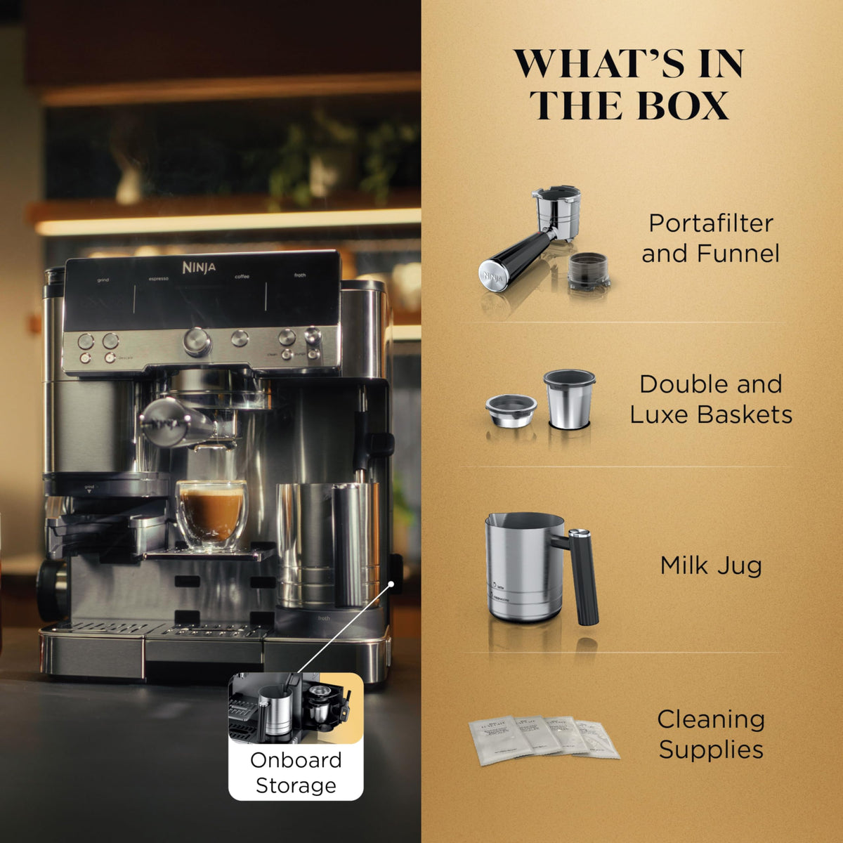 3-in-1 Espresso Drip Coffee & Cold Brew Machine K3779