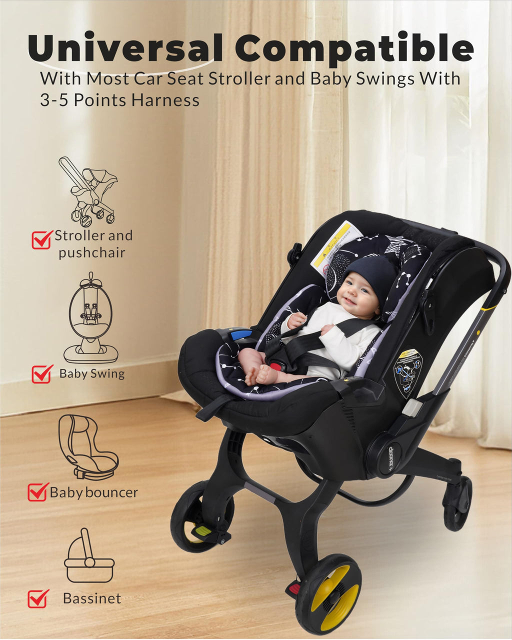 Infant Car Seat Insert with Removable Cushion V184533