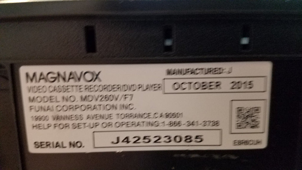DVD Player & VCR Q31342