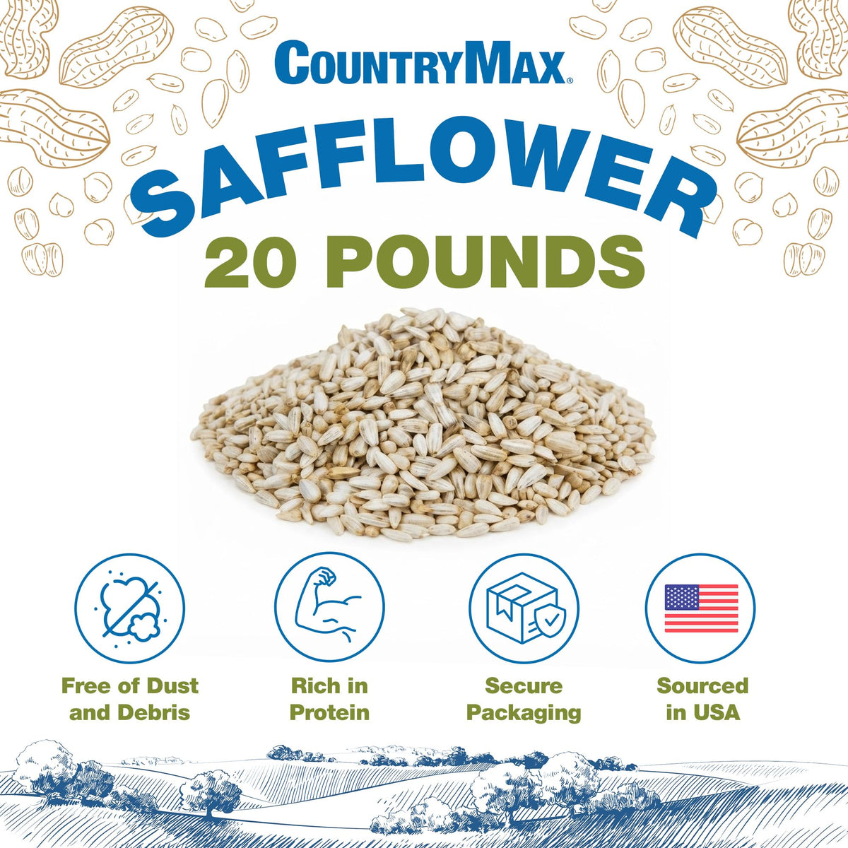 Safflower Bird Seeds R9160