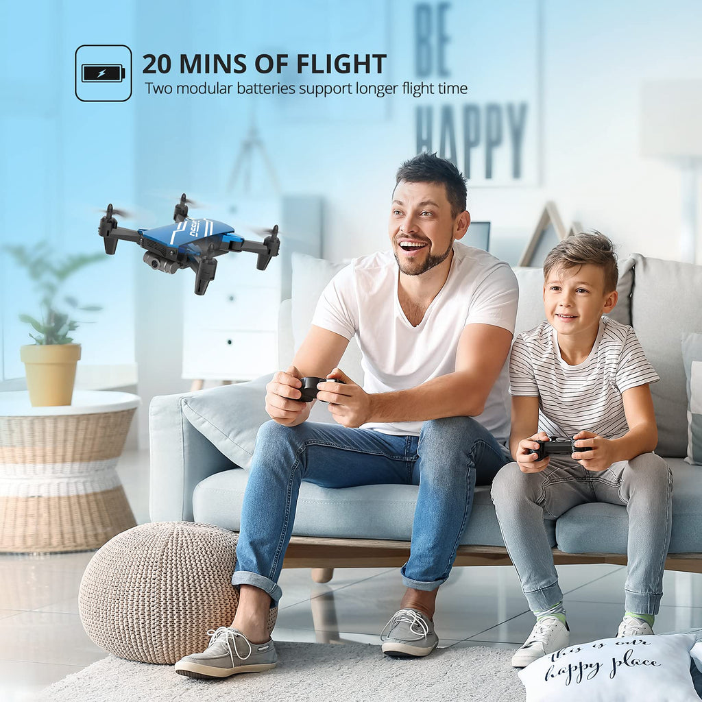 Mini Drone with 720P HD Camera Blue X5099
