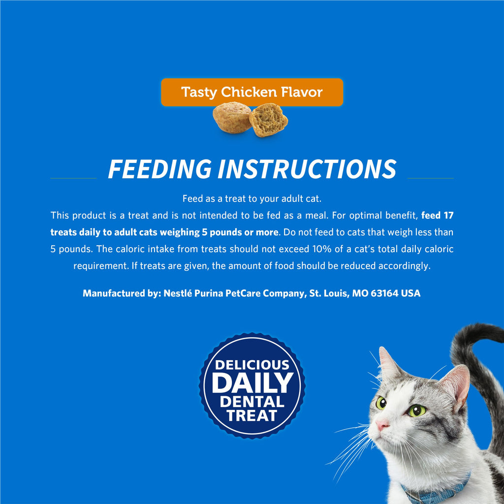 Chicken Flavor Cat Treats 19 oz Pouch T3634