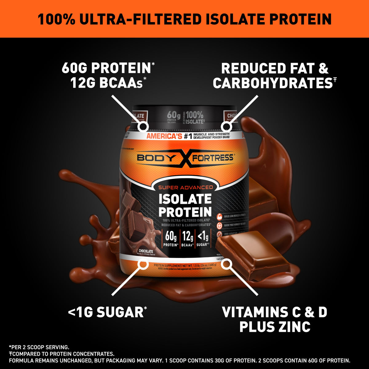 Chocolate Gluten Free Protein Powder G123878