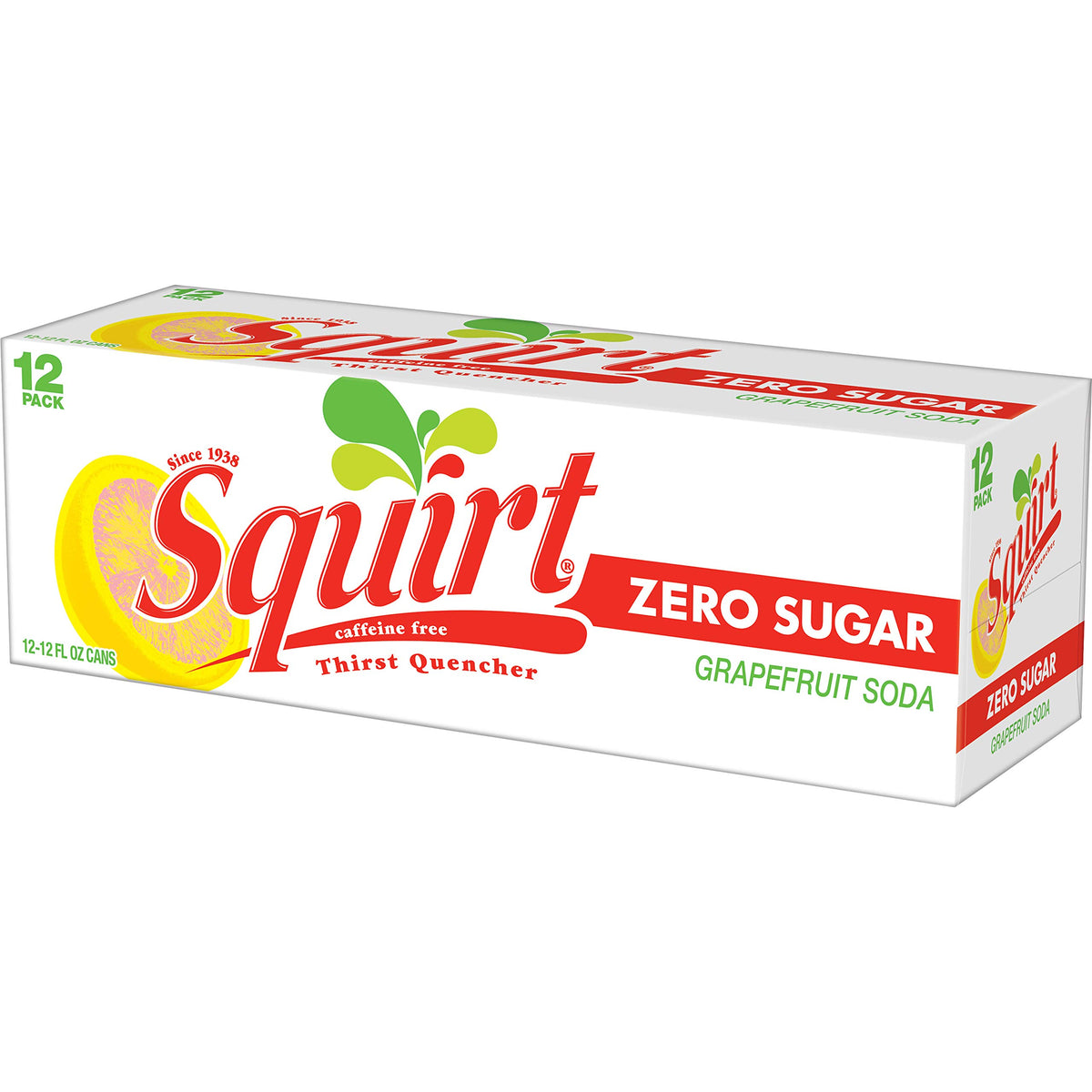 Zero Sugar Grapefruit Soda, 12 fl oz cans, 12 pack U295