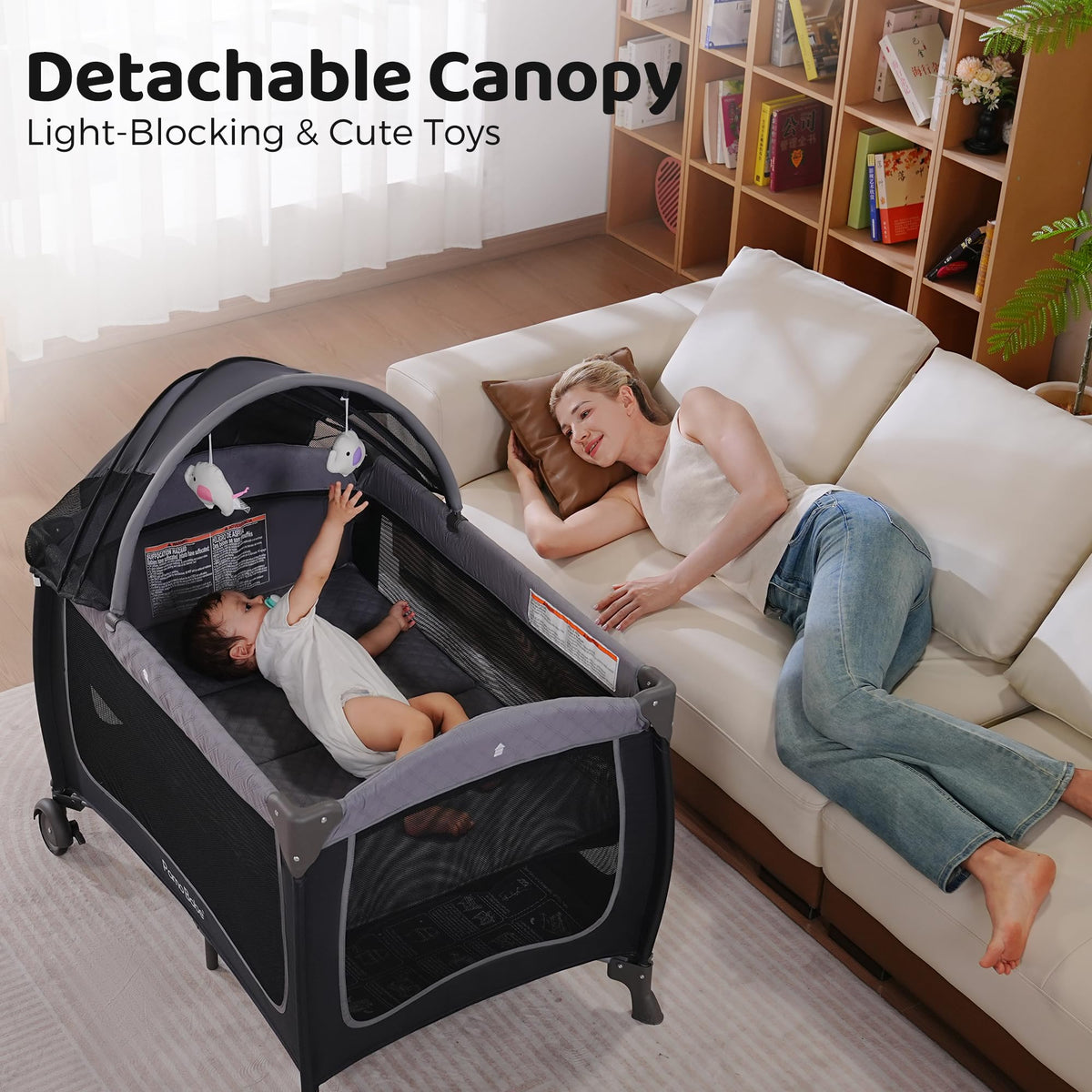 Baby Playard with Canopy R8529