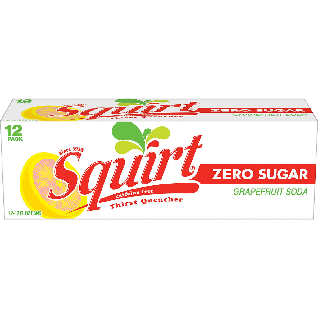 Zero Sugar Grapefruit Soda, 12 fl oz cans, 12 pack U295