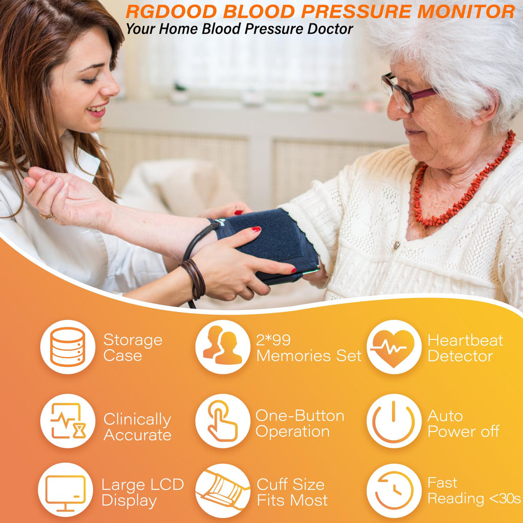 Automatic Upper Arm Blood Pressure Monitor with 8.5"-16.5" Cuff B37073