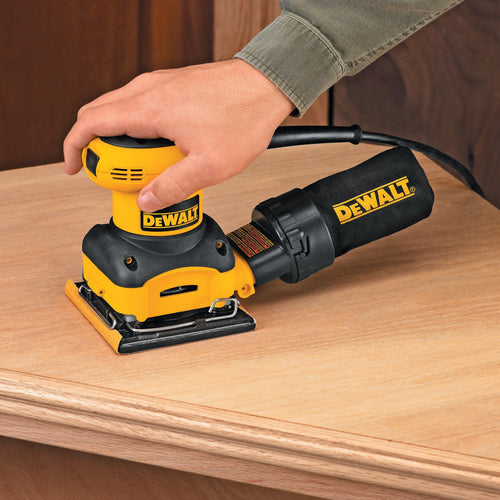 2.4 Amp 1/4 Sheet Palm Grip Sander with Cloth Dust Bag E27092
