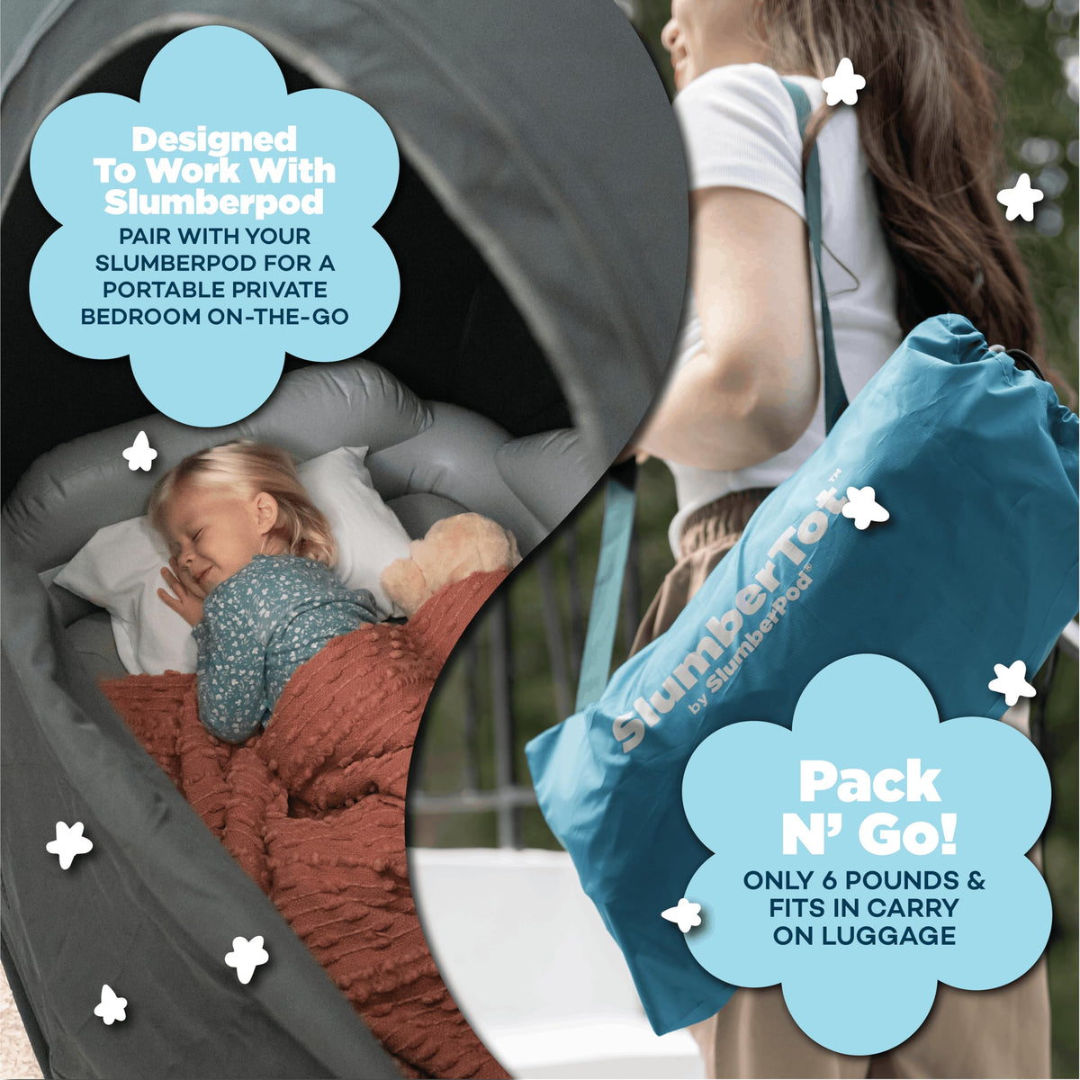 Inflatable Toddler Travel Bed with Safety Bumpers Z37327