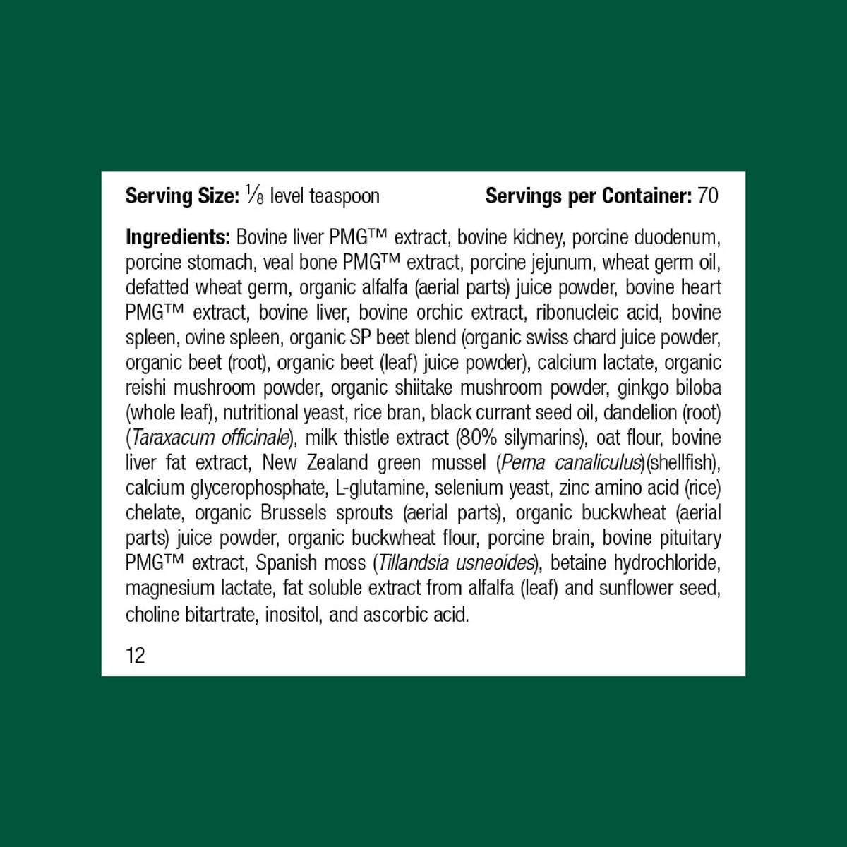 Canine Hepatic Support 30 g T5459
