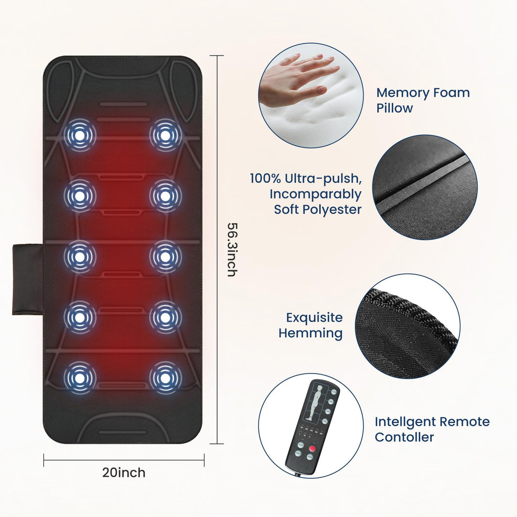 Full Body Massage Mat with Heat U590