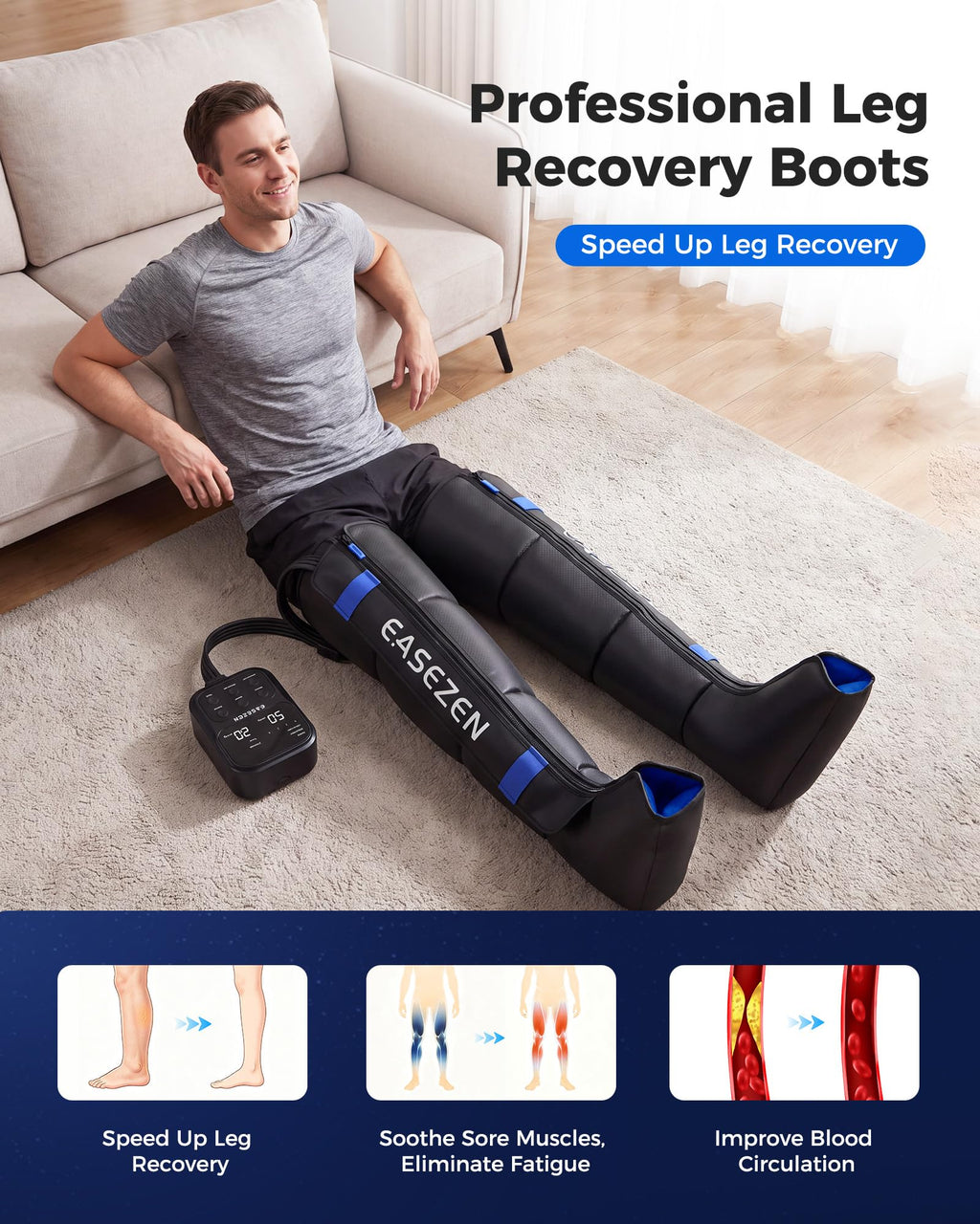 Cordless Leg Compression Massager U184002