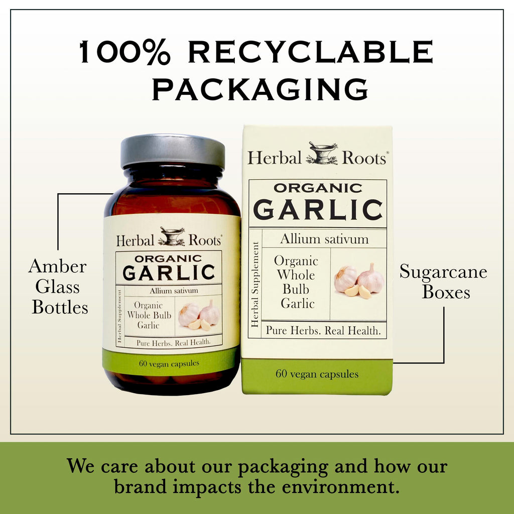 Organic Whole Bulb Garlic 60 Vegan Capsules S205