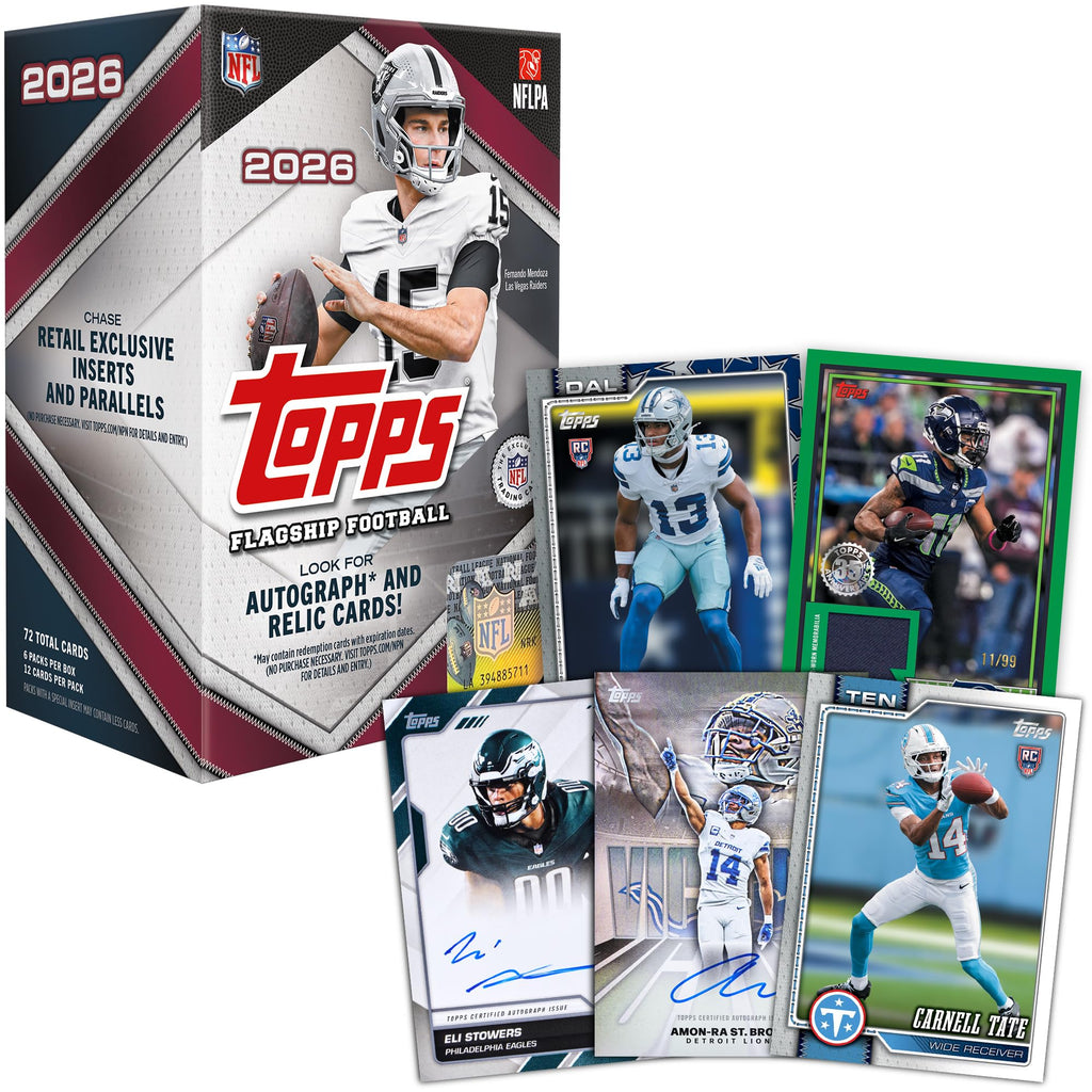 2026 Topps NFL Flagship Football Value Box T13397