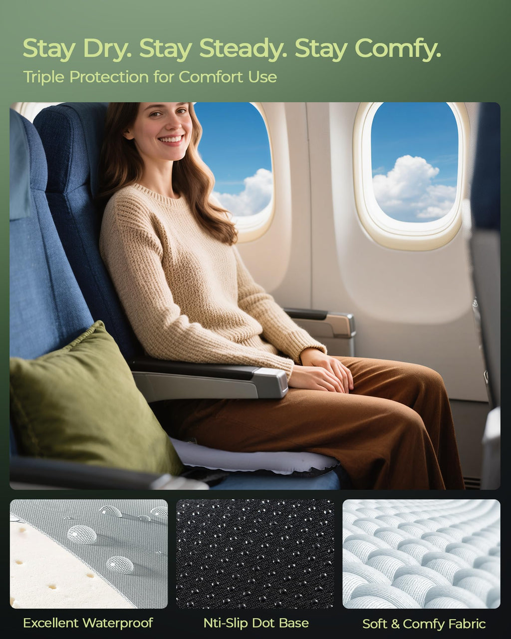 Inflatable Stadium Seat Cushion W9523