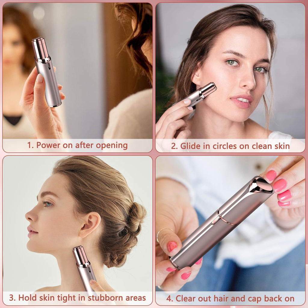 Electric Facial Hair Remover with Light I9747