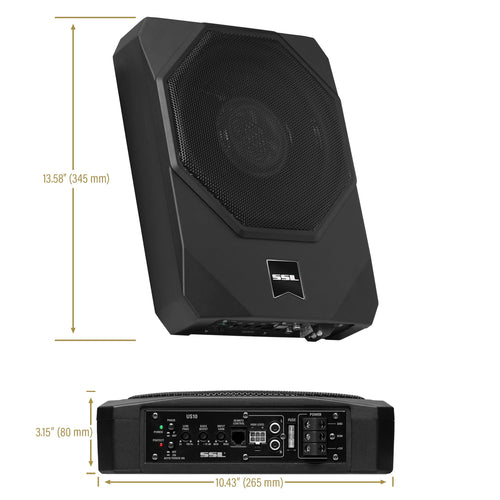 10 Inch Under Seat Car Subwoofer Z2790