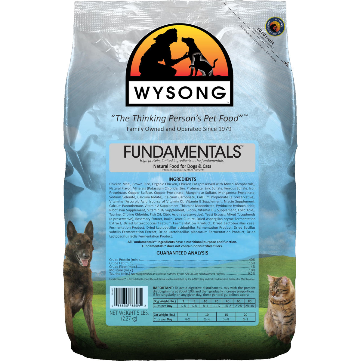 Dry Dog/Cat Food, 5 lb X434827
