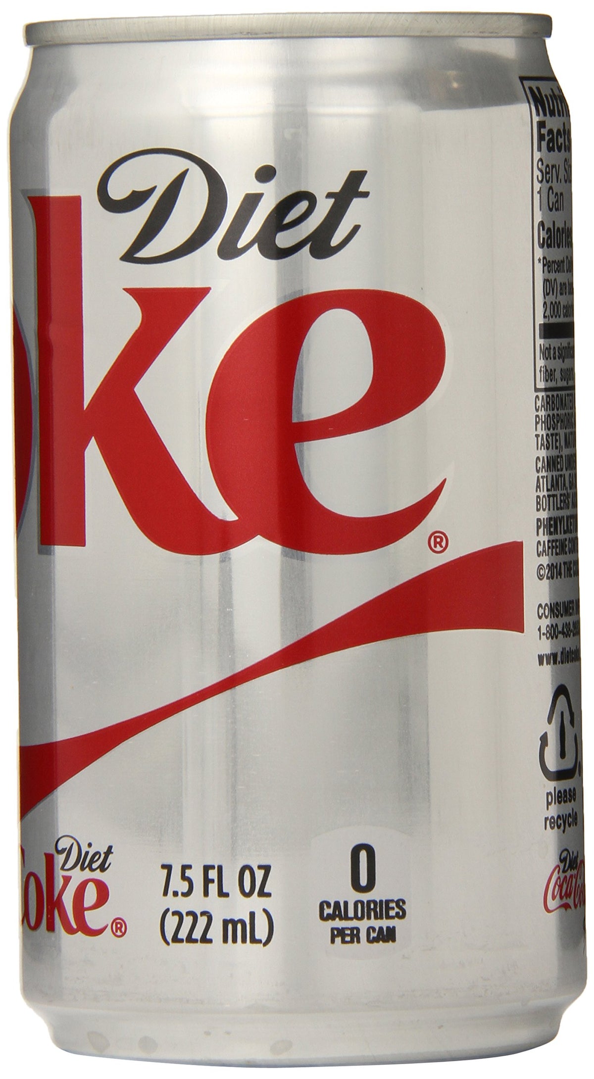 Diet Coke Mini-Cans, 7.5 fl oz (Pack of 24) B551285