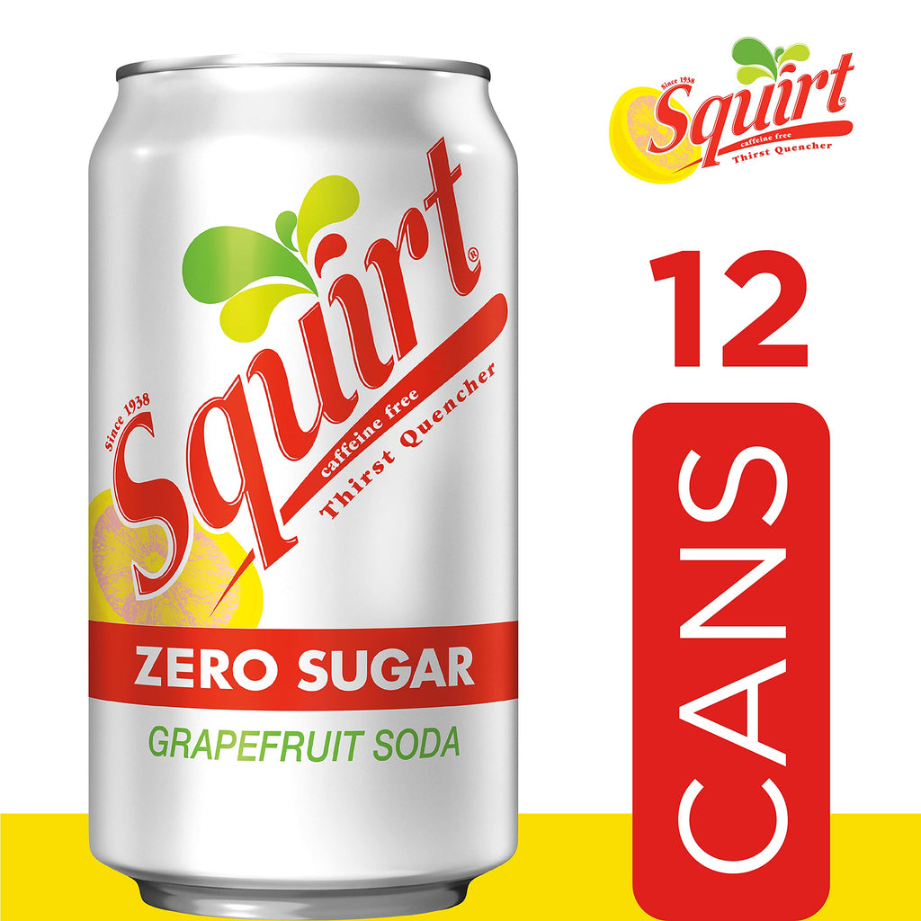 Zero Sugar Grapefruit Soda, 12 fl oz cans, 12 pack U295