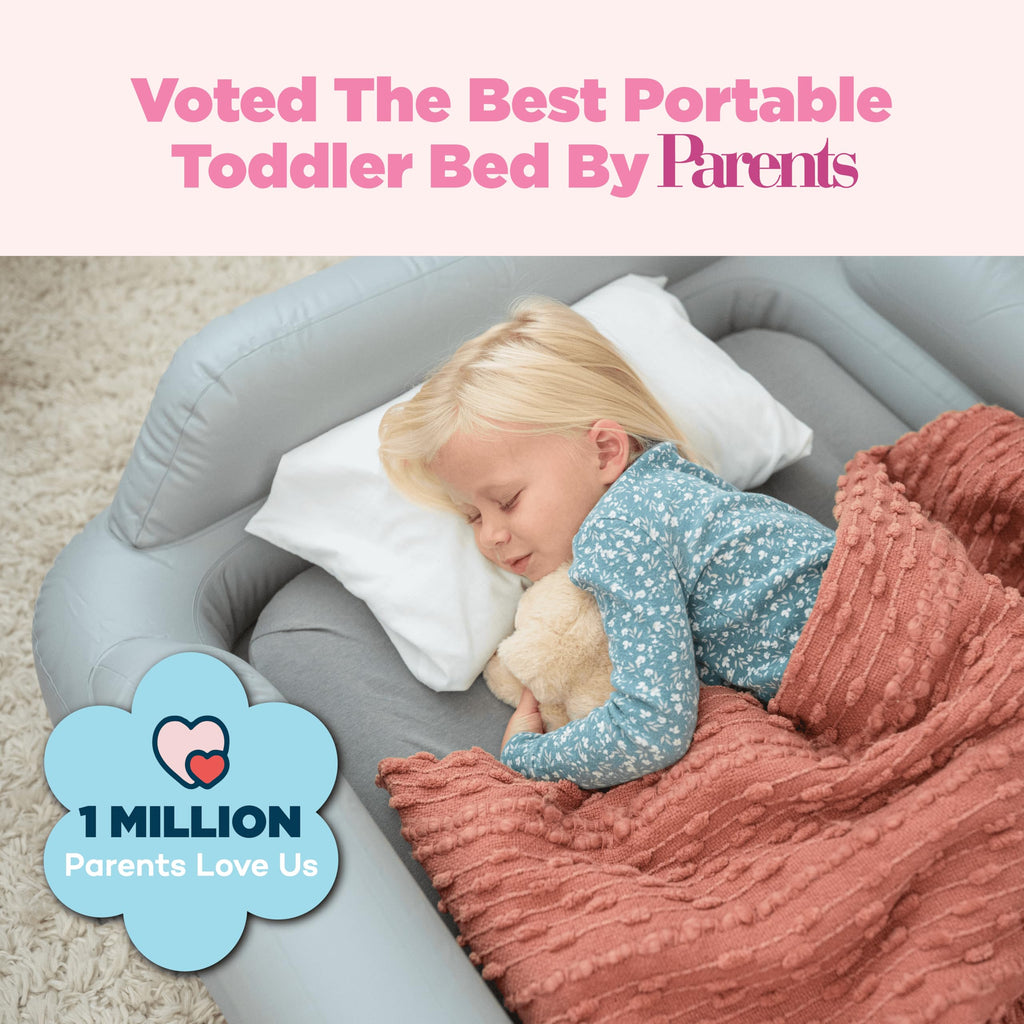 Inflatable Toddler Travel Bed with Safety Bumpers Z37327