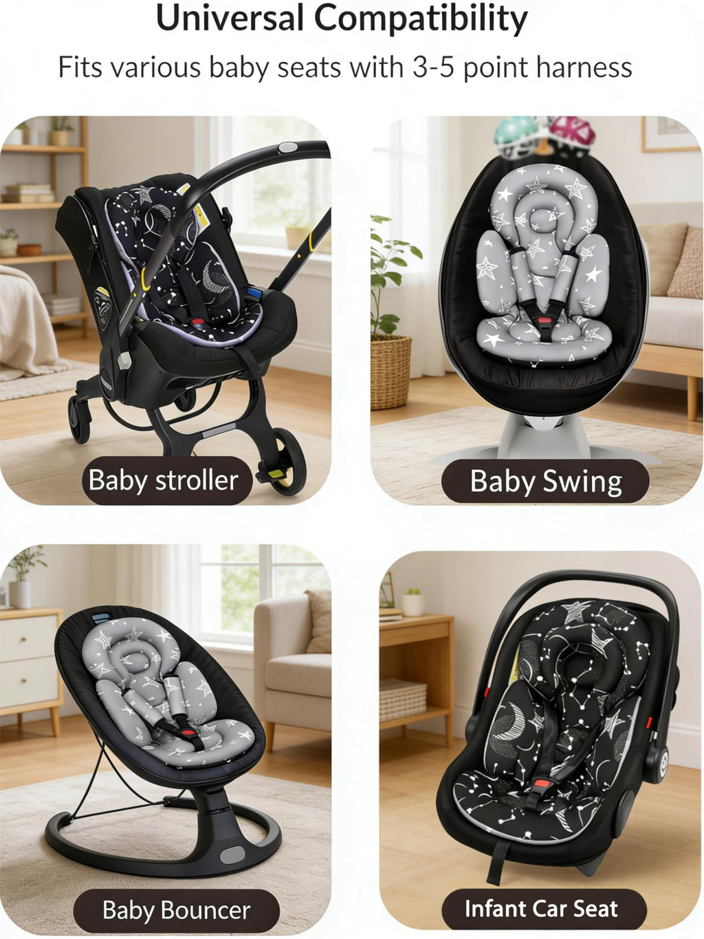 Infant Car Seat Insert with Removable Cushion V184533