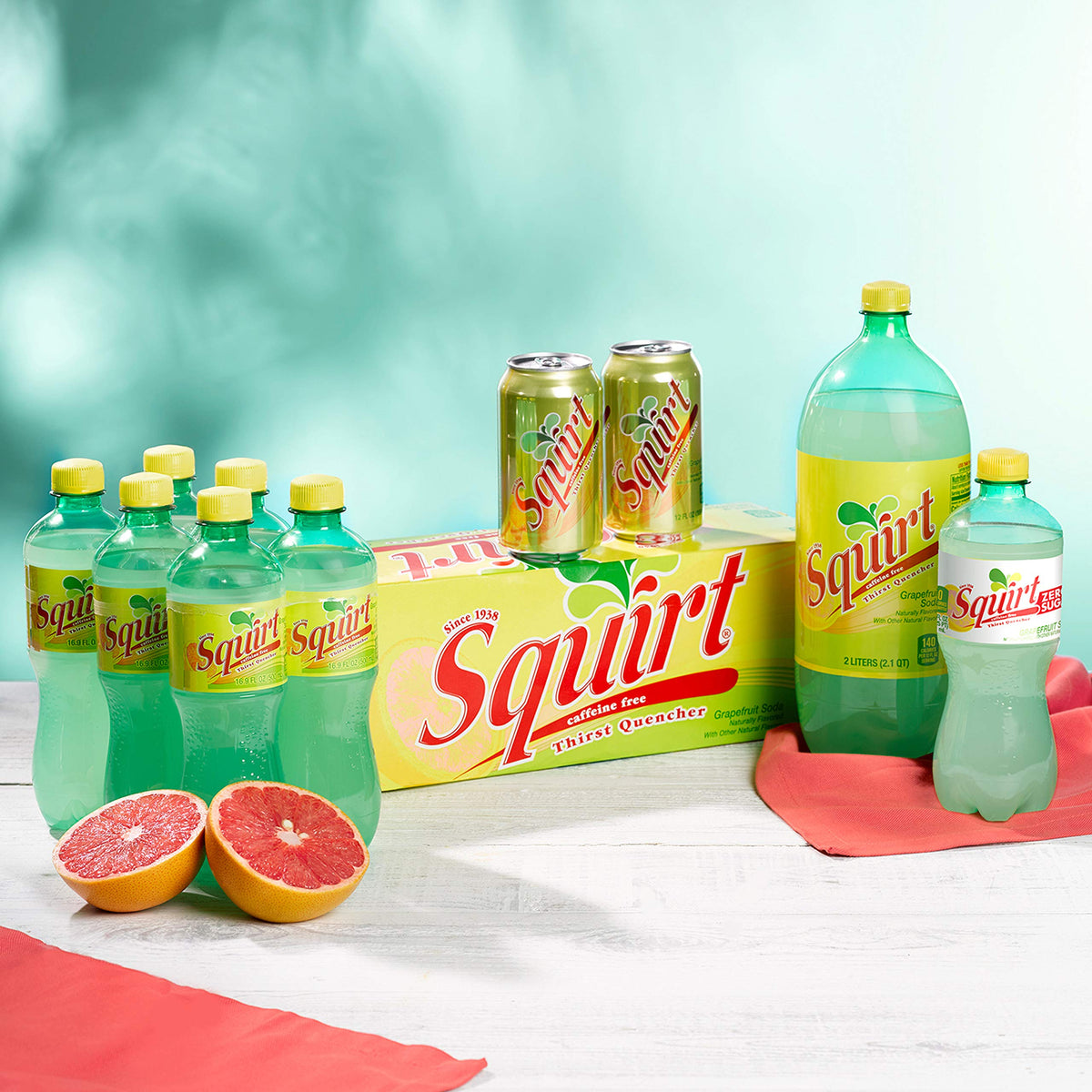 Zero Sugar Grapefruit Soda, 12 fl oz cans, 12 pack U295
