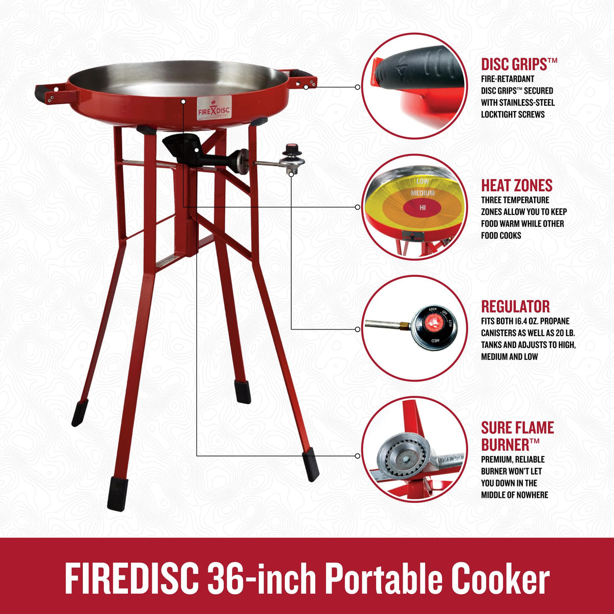 Portable Propane Cooker Single Burner Stove V57361