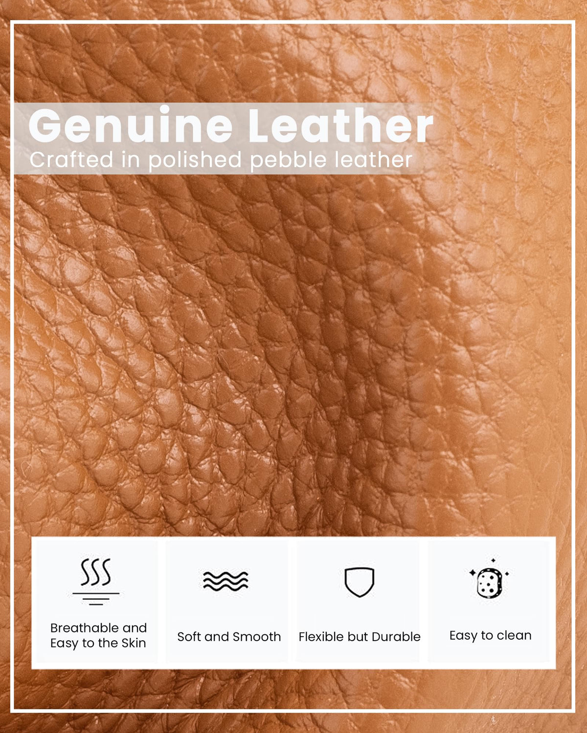 Genuine Leather Crossbody Bag with RFID Blocking Card Slots Z722