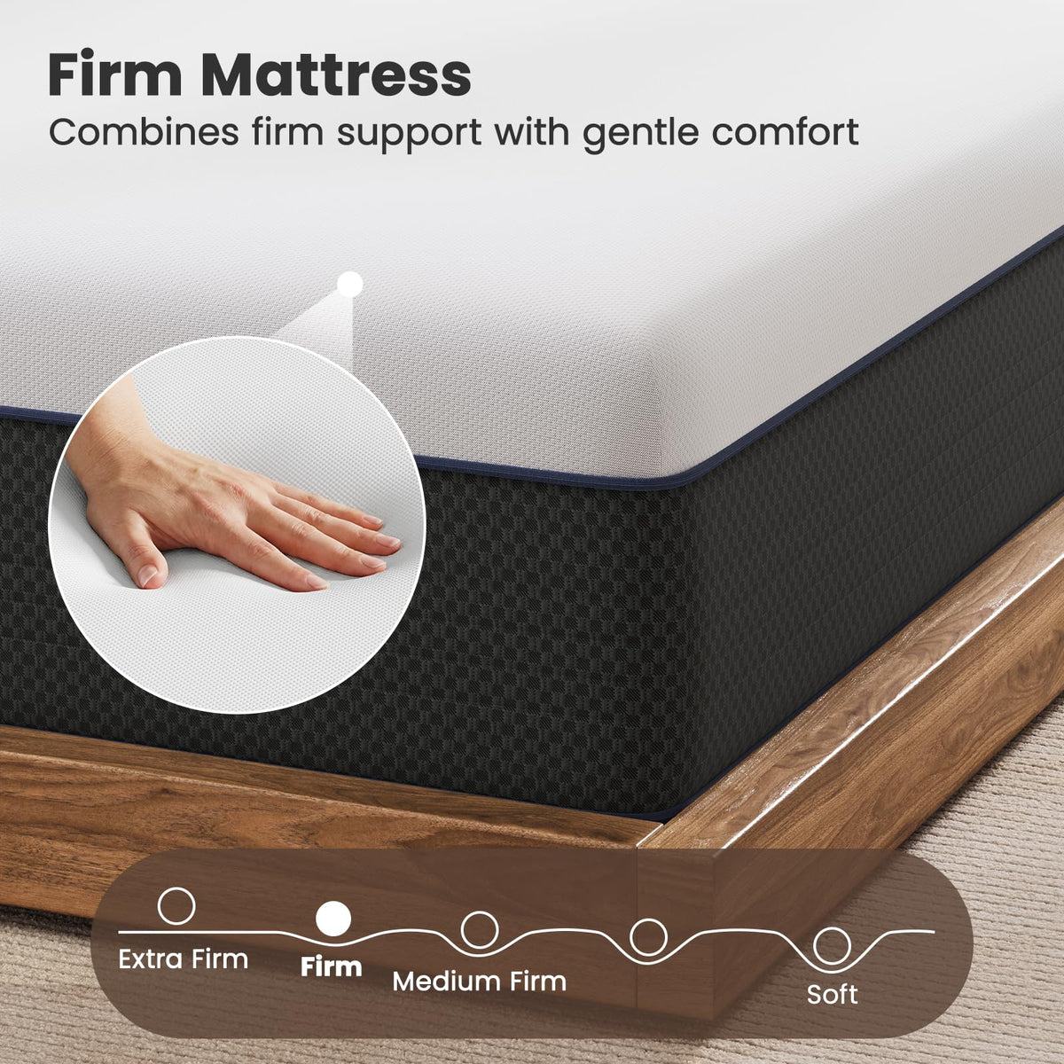 Twin Size 8 Inch Memory Foam Mattress C8060